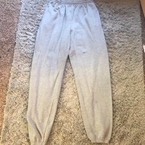 Grey sweatpants